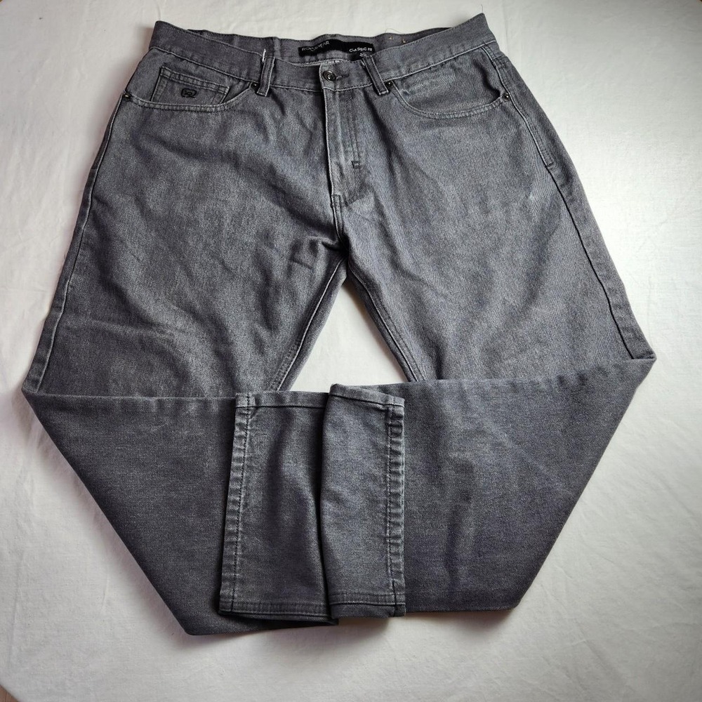Rocawear Classic Fit Mens Grey Denim Jeans 36x29 Vintage Y2K Baggy Skater 90s